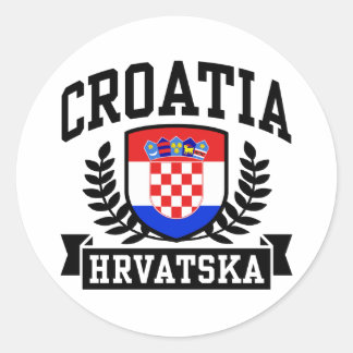 Sticker Rond Croatie