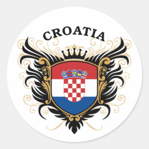 Sticker Rond Croatie