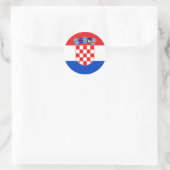 Sticker Rond Croatie, Croatie (Sac)