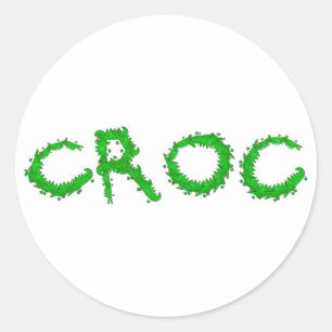 Sticker Rond Croc