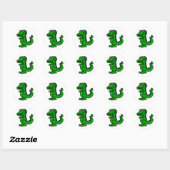 Sticker Rond croc (Feuille)