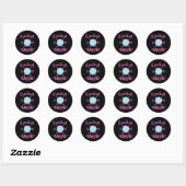 Sticker Rond crochet (Feuille)