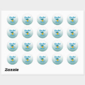 Sticker Rond Crochet #3a (Feuille)