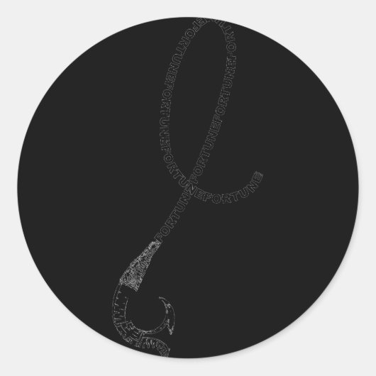Sticker Rond Crochet de fortune (Devant)