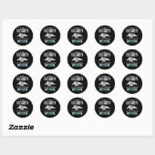 Sticker Rond crochet Hobby Crafting (Feuille)