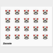 Sticker Rond Crocker Family Crest (Feuille)