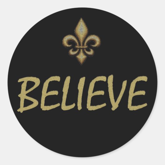 Sticker Rond Croire (Devant)