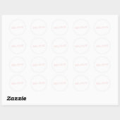 Sticker Rond croire (Feuille)