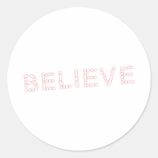 Sticker Rond croire (Devant)