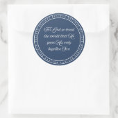 Sticker Rond Croire - Flush Seal  (Sac)