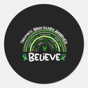 Sticker Rond Croire _ Mois de sensibilisation aux traumatismes 