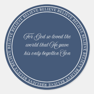 Sticker Rond Croire - Sceau de chasse