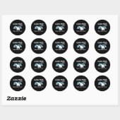 Sticker Rond Croisière Alaska 2022 Faire des souvenirs ensemble (Feuille)