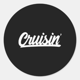 Sticker Rond Croisière cool Pour Clubs Voitures Ou Croisière En