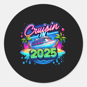 Sticker Rond Croisière en 2025 Voyage en croisière Vacances d'é
