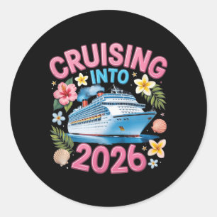 Sticker Rond Croisière en 2026 Vacances en croisière drôle