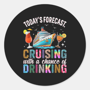 Sticker Rond Croisière en famille 2025 T-shirt coordonné pour f