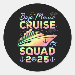 Sticker Rond Croisière Ja Mexique 2025 Famille Correspondante J