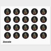 Sticker Rond Croissance Enseignant D'État D'Esprit Nous Augment (Feuille)