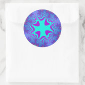 Sticker Rond Croix bleue côtière (Sac)