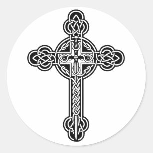 Sticker Rond Croix celtique