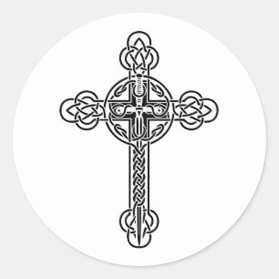 Sticker Rond Croix celtique