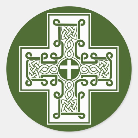 Sticker Rond Croix celtique (Devant)