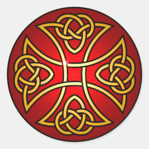 Sticker Rond Croix celtique