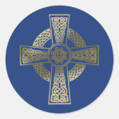 Sticker Rond Croix celtique (Devant)
