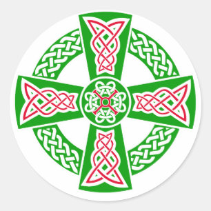 Sticker Rond Croix celtique