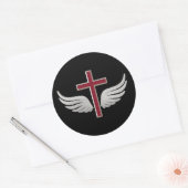 Sticker Rond Croix chrétienne (Enveloppe)
