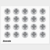 Sticker Rond Croix copte (Feuille)
