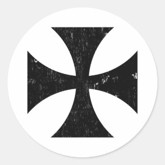 Sticker Rond Croix de fer - Allemand/Deutschland Bundeswehr