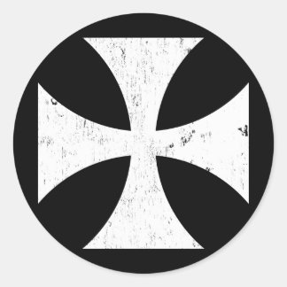 Sticker Rond Croix de fer - Allemand/Deutschland Bundeswehr