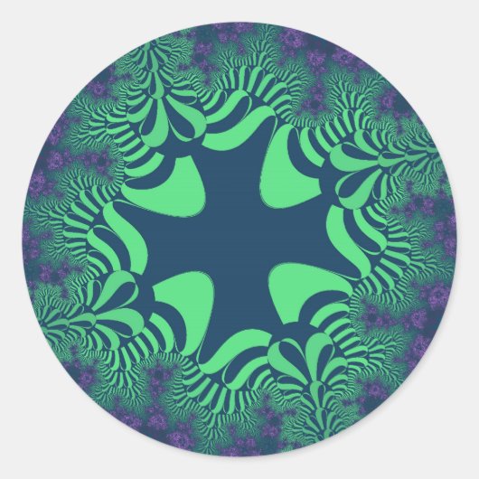 Sticker Rond Croix de Green Grove (Devant)
