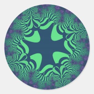 Sticker Rond Croix de Green Grove