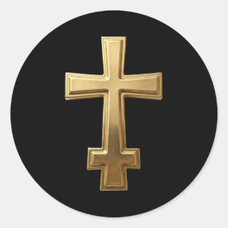 Sticker Rond croix orthodoxe