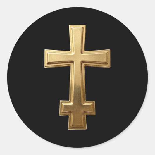 Sticker Rond croix orthodoxe (Devant)