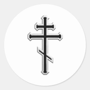 Sticker Rond croix orthodoxe