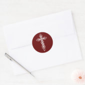 Sticker Rond Croix orthodoxe (Enveloppe)