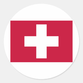 Sticker Rond Croix Rouge Produits & Designs !