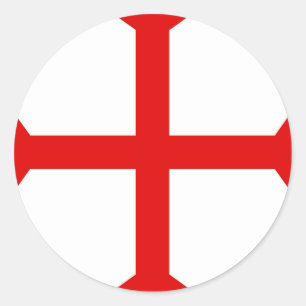 Sticker Rond Croix Templier des Chevaliers