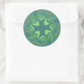 Sticker Rond Croix verte (Sac)