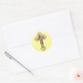 Sticker Rond Croix vintage (Enveloppe)