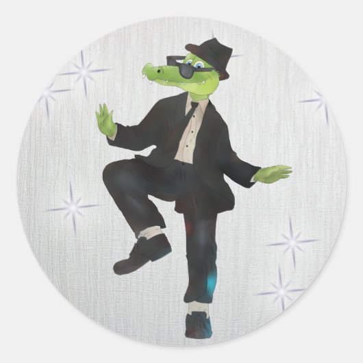 Sticker Rond Croko (homonymie) (Devant)