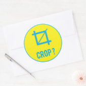 STICKER ROND CROP ? (Enveloppe)