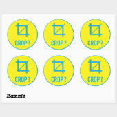 STICKER ROND CROP ? (Feuille)