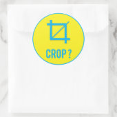 STICKER ROND CROP ? (Sac)