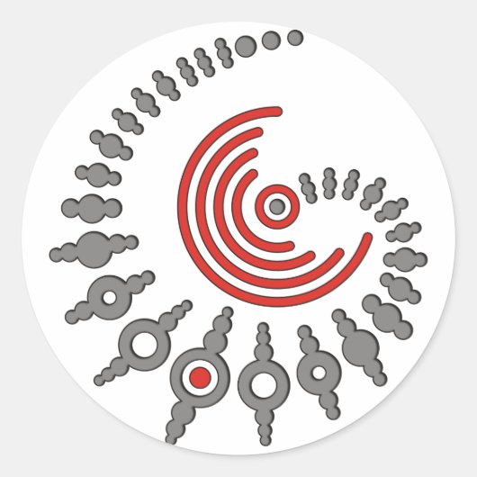 Sticker Rond crop circle (Devant)