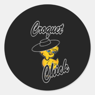 Sticker Rond Croquet Chick #4